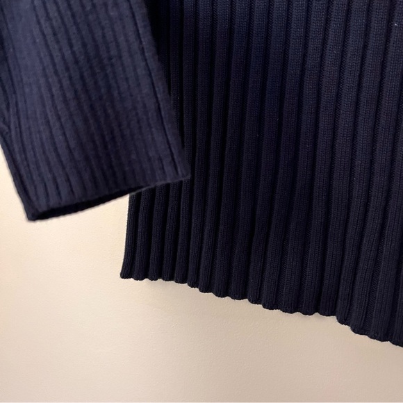 Navy Blue Tommy Hilfiger Turtleneck Sweater - Picture 3 of 10